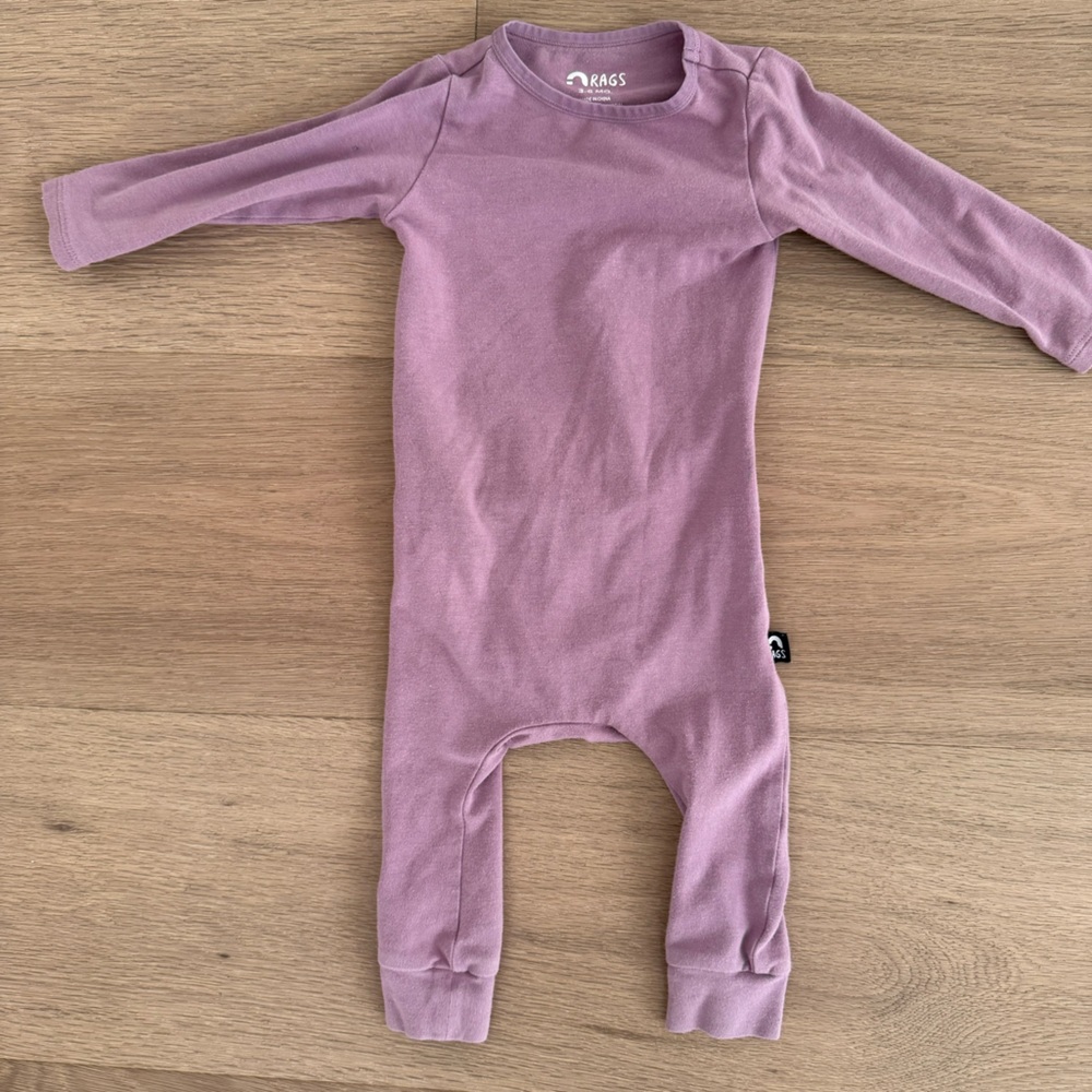 Rags to Raches orchid Romper